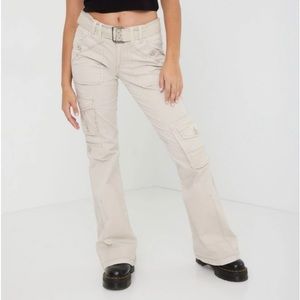 Garage Flare Cargo Pants W/ Belt